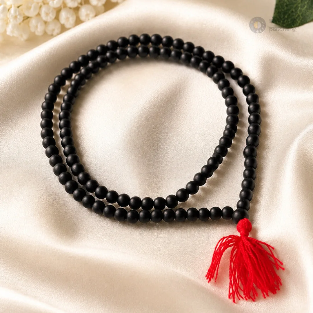 Karungali Mala (108 Beads, 8mm) for Japa, Meditation & Daily Puja